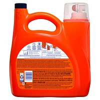 Détergent à lessive liquide Tide Propreté hygiénique, parfum original, compatible avec les laveuses HE 3.9L
