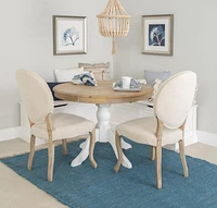 Thurman Backless Corner Breakfast Nook, White