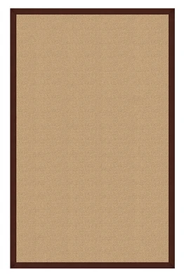 Tapis Athena sisal et marron 9 pi 10 po x 13 pi