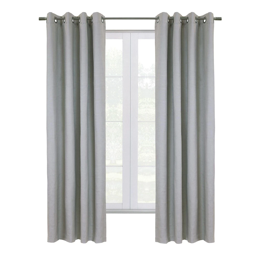 Liama pair de rideaux à oeillets 100% opaques par Thermaplus - 52 po x po