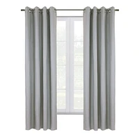 Liama pair de rideaux à oeillets 100% opaques par Thermaplus - 52 po x po