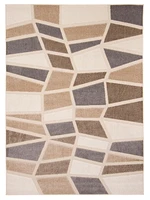 ECARPET Modern Indoor Outdoor Area Rug for Patio, Deck, Balcony Kay Collection