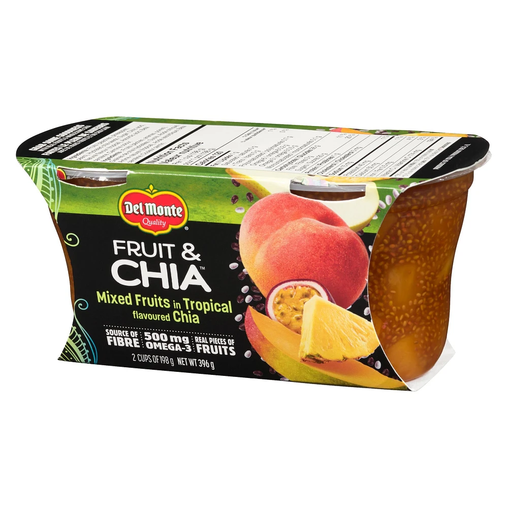 Del Monte® Fruit & Chia Mixed Fruit in Tropical Flavoured Chia