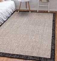 Tapis ECARPET Intérieur Extérieur pour Patio, Terrasse, Salon Collection Sisal Classic
