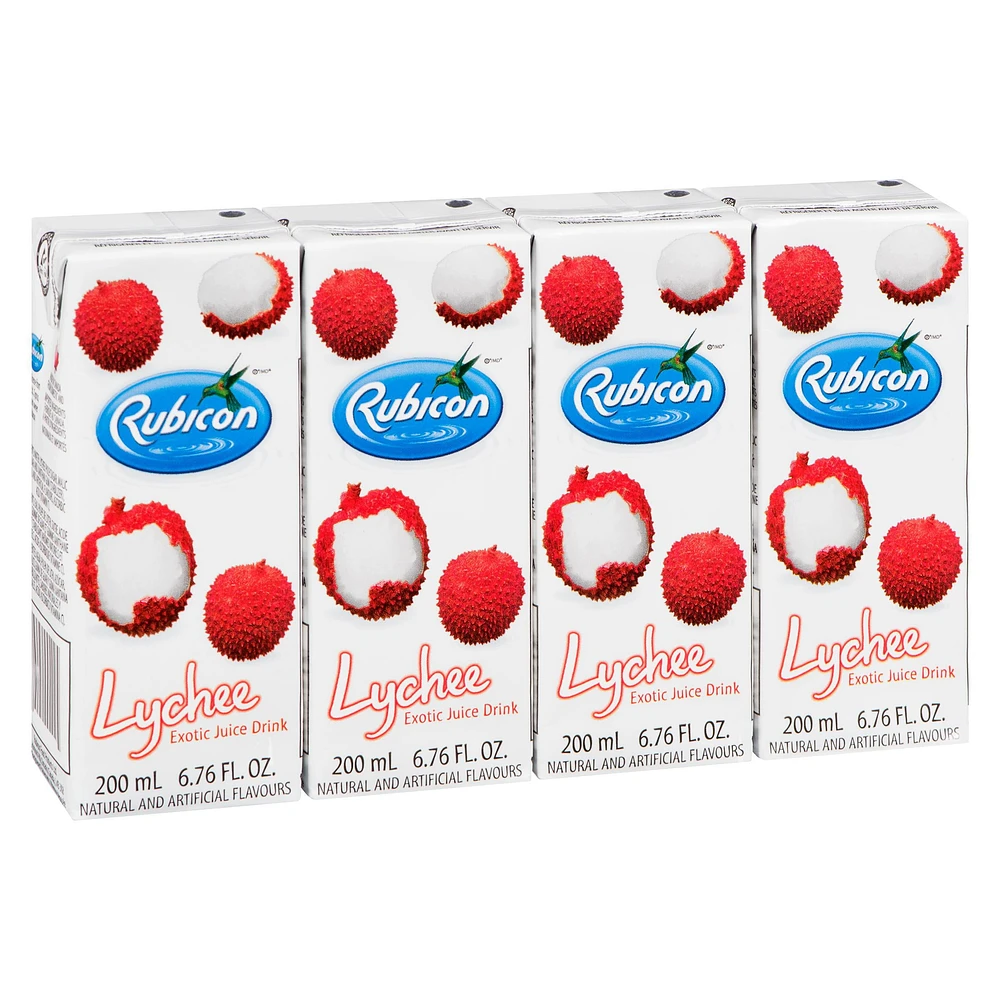 Jus Litchi Rubicon - 200ml Cree en utilasant les meillures Litchi.