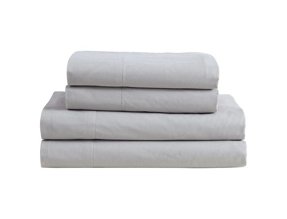 Avery Homegrown Solid 4-Piece Sheet Set