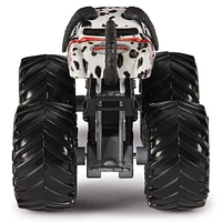 Monster Jam, Monster truck Monster Mutt Dalmatian officiel, véhicule en métal moulé, échelle 1:64, jouets pour garçons à partir de 3 ans