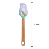 Way to Celebrate 12-inch Silicone Spatula, Rabbit, Purple