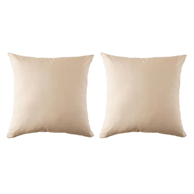 Outdoor Square Cushion 18in - Aqua (2 Pack)