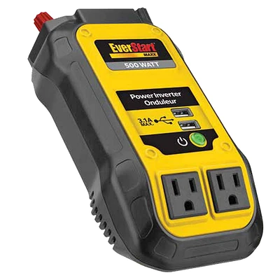 EverStart 500 Watt Inverter with Dual USB Ports, 500-Watt Inverter