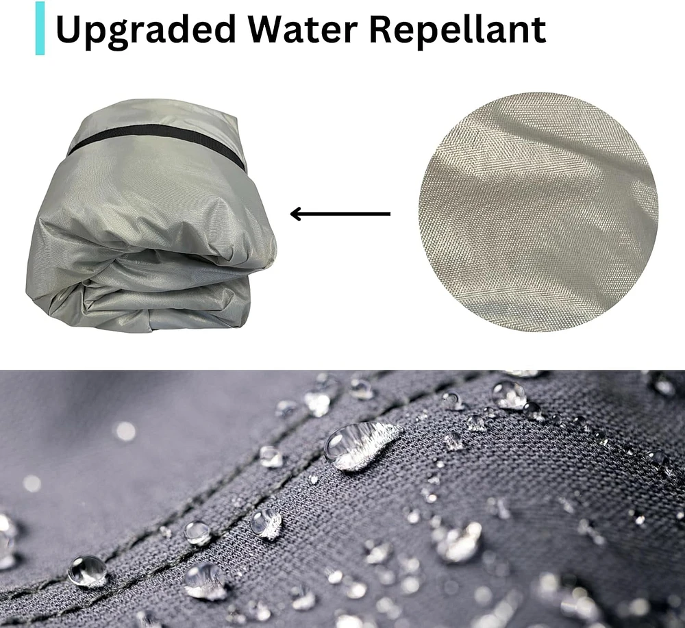 Boat Cover 14' to 16' V Hull 68'' Grey