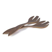 Bambou Noyer Cuivre Bol 23 cm Ensemble 3 pièces