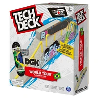 Tech Deck, Build-A-Park World Tour, Parc de Flamengo (Brésil), Coffret rampe avec fingerboard Signature