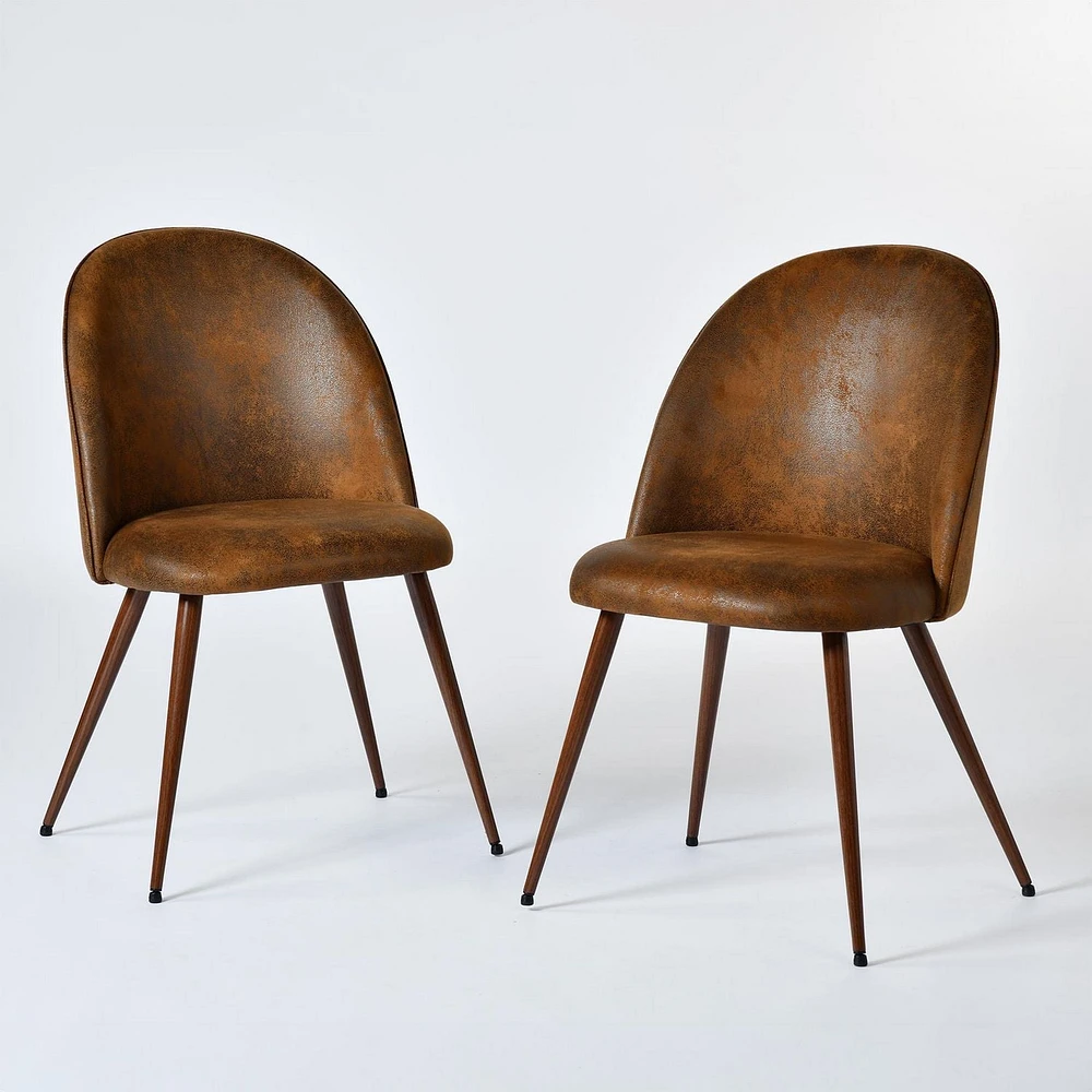 Homy Casa Ensemble de table à manger de 63 pouces avec 1 table et 4 chaises – Ensemble de salle à manger moderne avec dossier ergonomique, chaises rembourrées pour salles à manger, cuisines, petites s