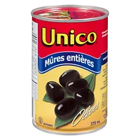 Olives moyennes mûres entières Unico