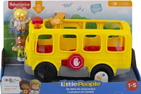 Le Bus Scolaire Little People de Fisher-Price - Version Anglaise et Française Âges 1-5