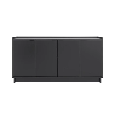 Prepac Buffet 4 portes Simply Modern Blanc
