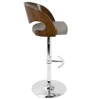 Tabouret de bar moderne milieu-du-siècle Pino, de LumiSource