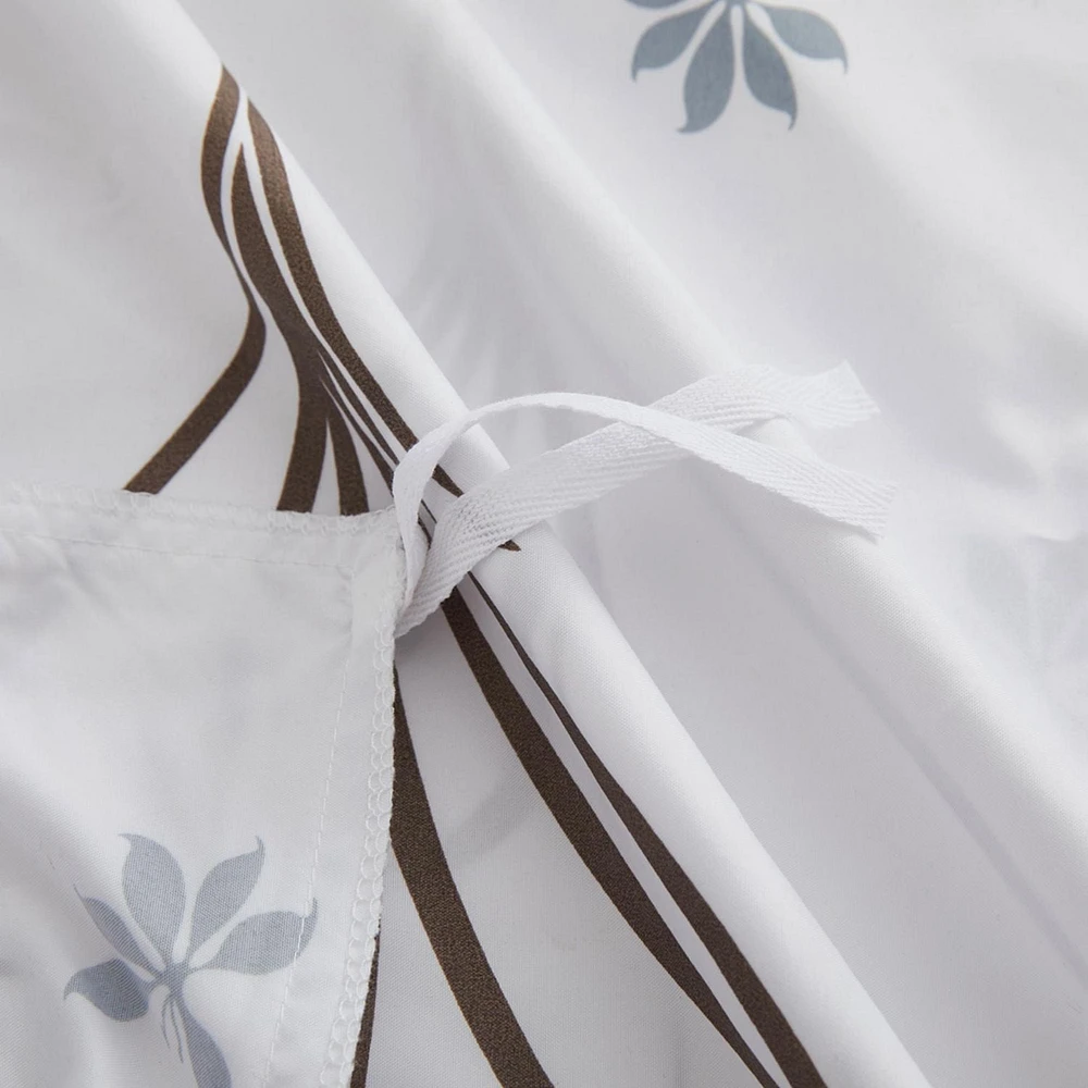 Marina Decoration Ultra Soft Silky Zipper Rich Printed Rayon from Bamboo All Season Duvet Cover Set with Pillowcases