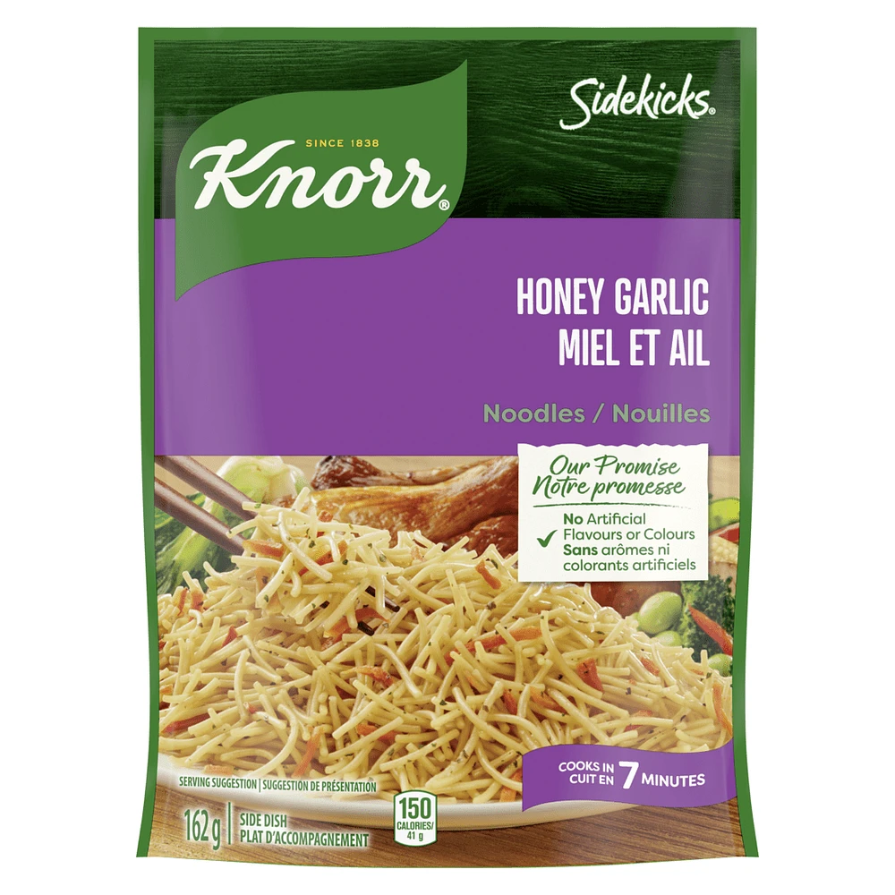 Knorr Sidekicks Honey Garlic Noodles, 162 g Side Dish