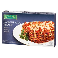 Roman Cheese Roman Meat Lasagna Topped with Mozzarella Cheese, 908 g