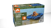 Lit flottant gonflable pour animale compagnie en forme d’os pour lac Ozark Trail, 42,5 po x 42,5 po x 7,87 po / 108 cm x 108 cm x 20 cm