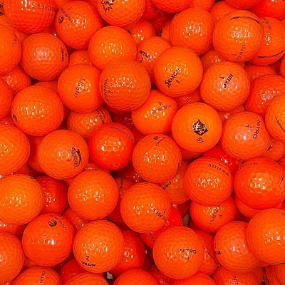 Mulligan - 96 balles de golf récupérées mix 5A/4A, oranges
