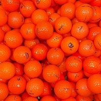 Mulligan - 96 balles de golf récupérées mix 5A/4A, oranges