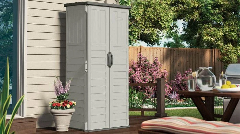 Suncast - Vertical Shed - Vanilla