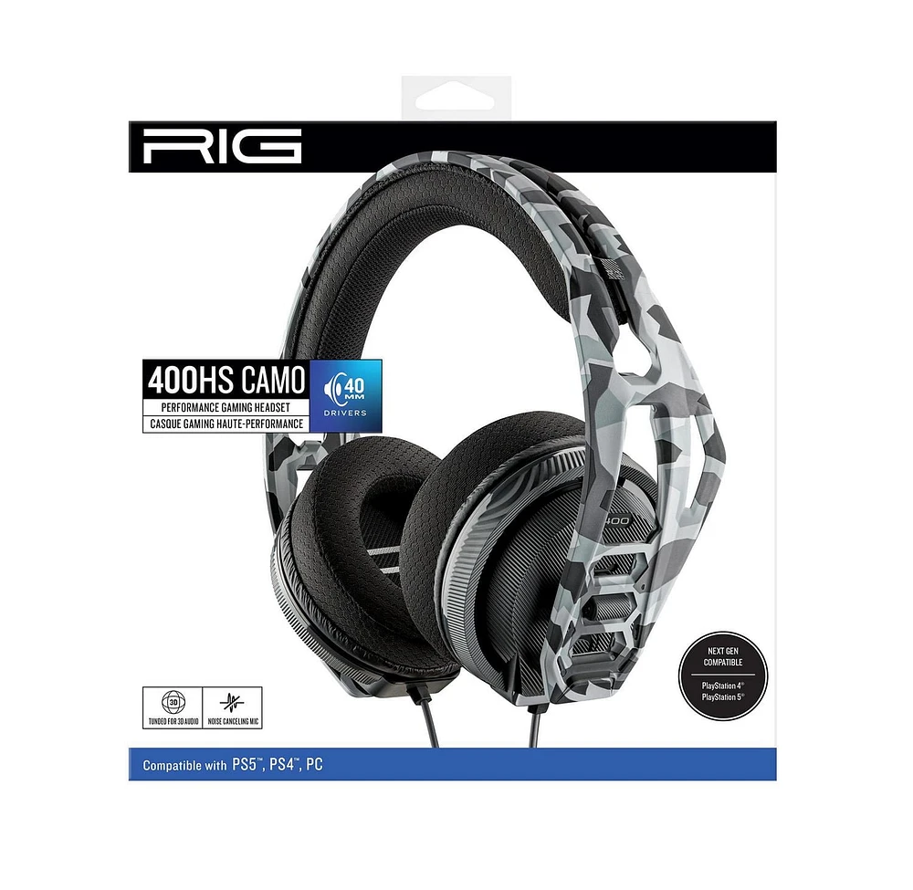 RIG 400HS Stereo Gaming Headset (PlayStation), PlayStation