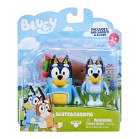 BLUEY PLANCHE À ROULETTE FIGURE 2PK