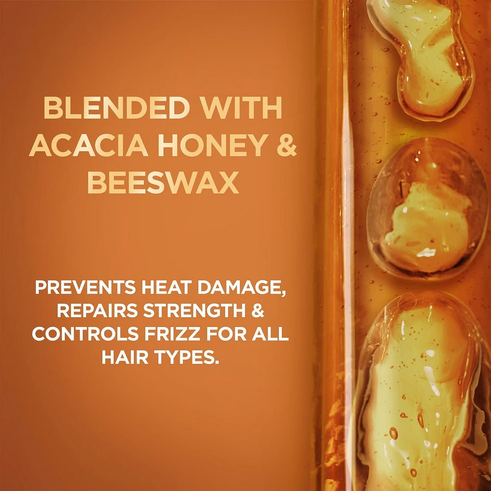Garnier Whole Blends Heat Protectant Spray for Damaged Hair, Sulfate Free, Prevents Breakage, Hair Honey Milk Spray, 250ml, Heat protectant spray