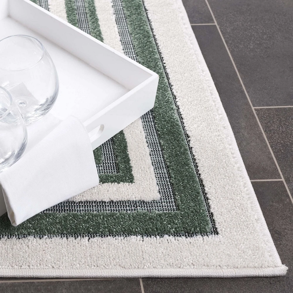 SAFAVIEH Cabana Rado Tapis Intérieur/Extérieur Bord