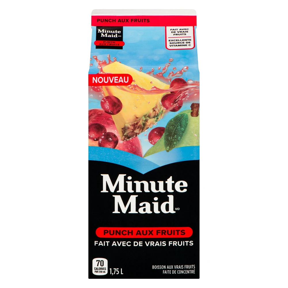 Minute Maid Fruit Punch 1.75L Carton, 1.75 x L