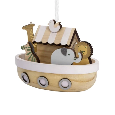 Décoration Hallmark de Noël (Arche de Noé, Signature, en bois)