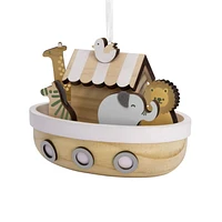 Décoration Hallmark de Noël (Arche de Noé, Signature, en bois)