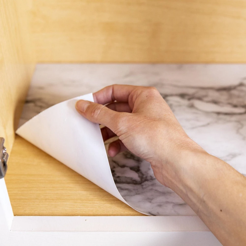 EasyLiner Contact Paper Removeable Adhesive Shelf Liner, Gray, 20 in. x 20 ft., 20 in. x 20 ft.