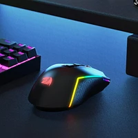 Redragon M693 Wireless Gaming Mouse, 8000 DPI Wired/Wireless Gamer Mouse w/ 3-Mode Connection, BT & 2.4G Wireless, 7 Macro Buttons, Durable Power Capacity for PC/Mac/Laptop