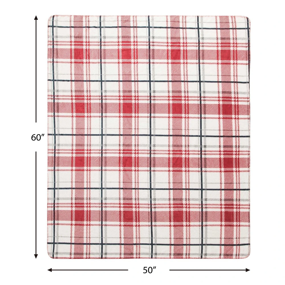 Ensemble de Coussin et Jeté Holiday Time