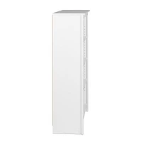 Prepac Bibliothèque standard à 4 tablettes pour bureau à domicile, blanc