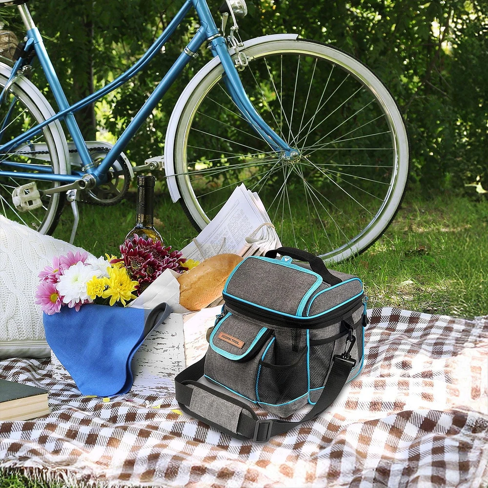 Sac Isotherme Ozark Trail 24 Cannettes, Multiples Poches, Capacité De 8.37Qt Glacière