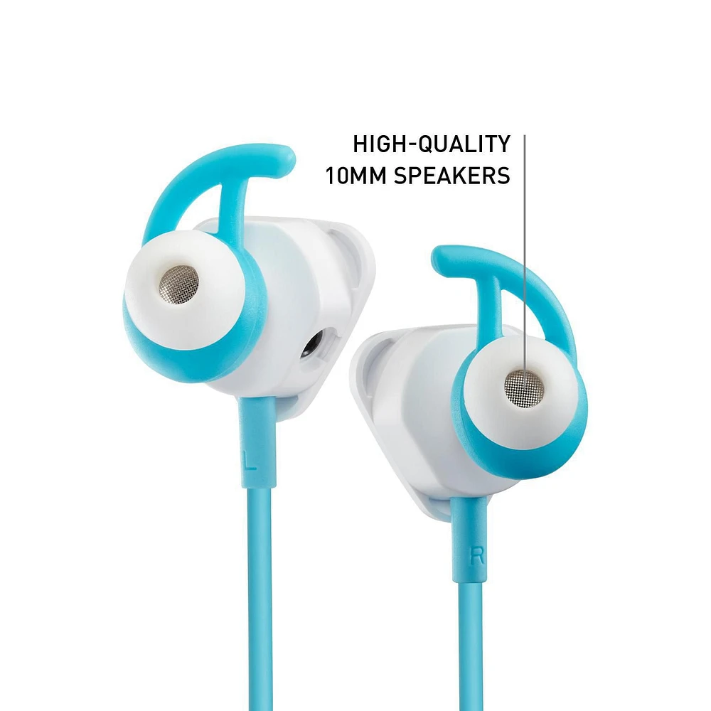 Turtle Beach® Battle Buds™ In-Ear Gaming Headset White/Teal - Mobile, Nintendo Switch™ Xbox Series X, Xbox Series S, Xbox One | PS5™, PS4™, & PS4™ Pro | PC2 & Mac®, Universal