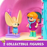 Vida la Véto, Coffret Diagnostic avec figurines articulées Vida et Kipp et stéthoscope amovible, jouets pour filles et garçons à partir de 3 ans