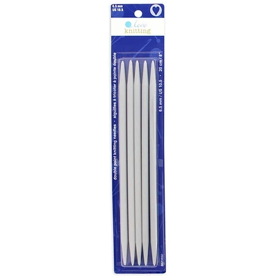 Love Knitting 8" Double Point Knitting Needles - 5 pieces, Sizes 2.25 - 10.0 mm