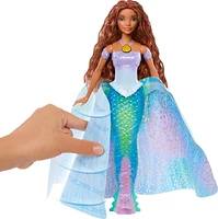 Poupée mode Ariel Transformable La Petite Sirène de ​Disney, transformation d’humaine en sirène, jouets inspirés du film Âges 3+