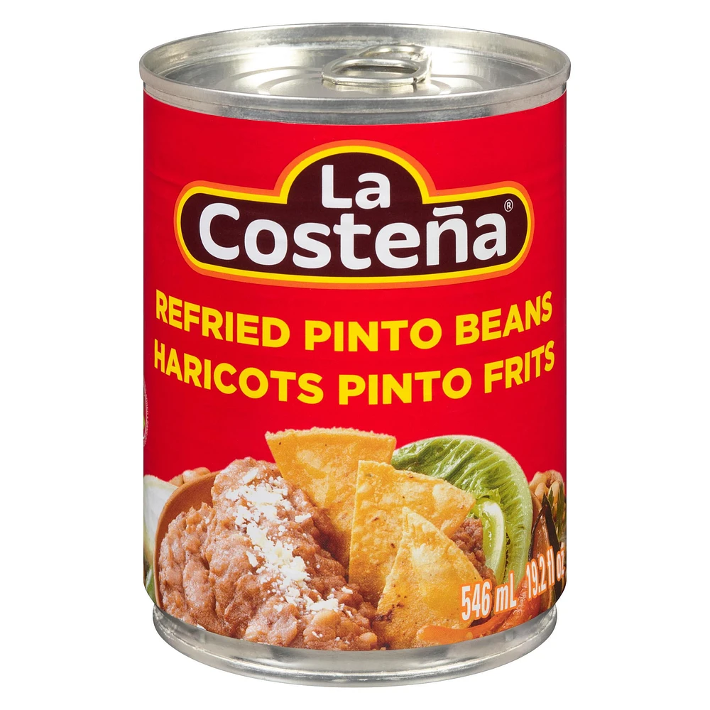 La Costena Refried Pinto Beans, 546 mL