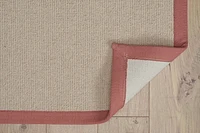 Athena Natural & Burnt Orange 5' x 8' Area Rug