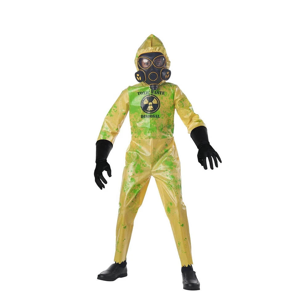 Boys Way to Celebrate Halloween EL Wire Light-up Radiation Suit