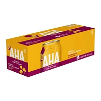 AHA Pineapple + Passionfruit Fridge Pack Cans, 355 mL, 12 Pack, 355 mL