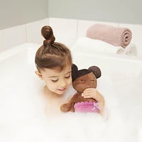 LullaBaby Poupée de bain (teint foncé) LullaBaby Poupée de bain résistante à l’eau